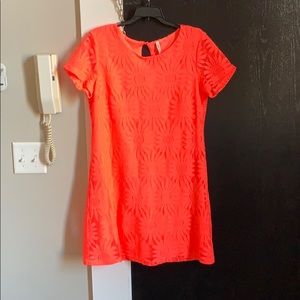 Pink/ orange boutique dress